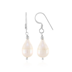 Boucles d'oreilles en argent et Perle d'Akoya