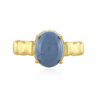 Bague en argent et Opale bleue