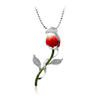 Collier en argent et Zircon (Dallas Prince Designs)
