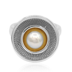 Bague en argent et Perle de culture d'eau douce