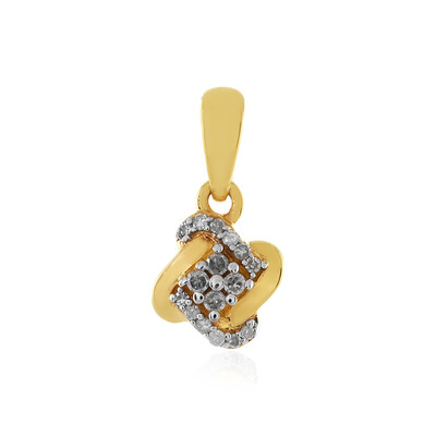 Pendentif en argent et Diamant I1 couleur (I)