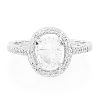 Bague en argent et Pétalite