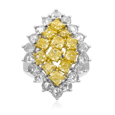 Bague en or et Diamant SI2 jaune (CIRARI)