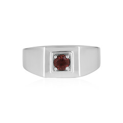 Bague pour homme en argent et Zircon rose