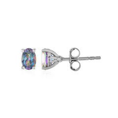 Boucles d'oreilles en argent et Topaze Mystique