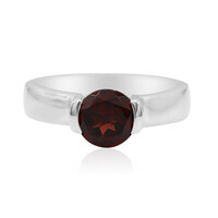 Bague en argent et Grenat