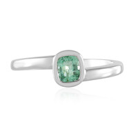 Bague en argent et Emeraude de Russie