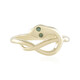 Bague en or et Diamant vert SI2