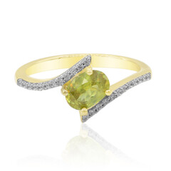 Bague en or et Sphène