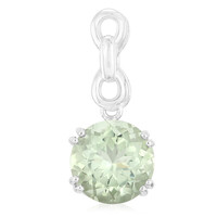Pendentif en argent et Améthyste verte du Rio Grande
