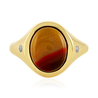 Bague en argent et Mokaïte