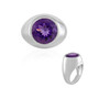 Bague en argent et Améthyste de Sibérie