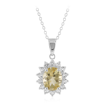 Collier en argent et Citrine