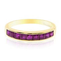 Bague en or et Rubis AAA du Mozambique (CIRARI)