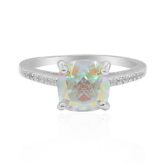 Bague en argent et Topaze Rayon de Lune