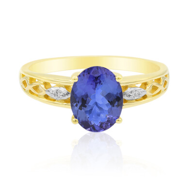 Bague en or et Tanzanite AAA (Adela Gold)