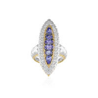 Bague en argent et Tanzanite (Gems en Vogue)