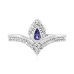 Bague en argent et Tanzanite