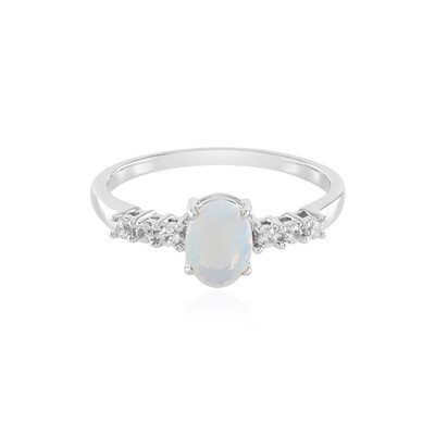Bague en argent et Opale Welo