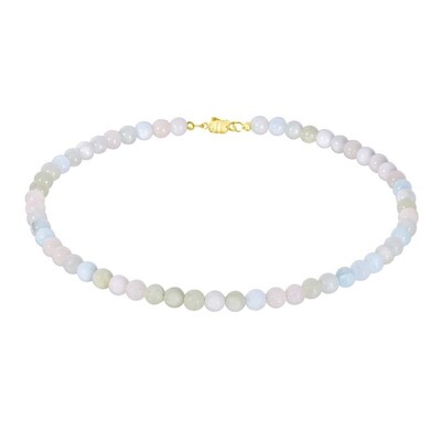 Collier en argent et Béryl fantaisie