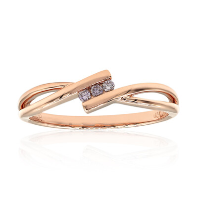 Bague en or et Diamant rose I3 d'Argyle (Mark Tremonti)