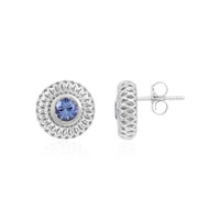 Boucles d'oreilles en or et Tanzanite AAA (Ornaments by de Melo)