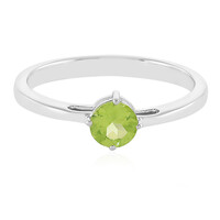 Bague en argent et Péridot