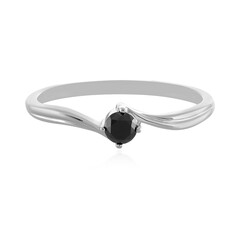 Bague en or et Diamant noir