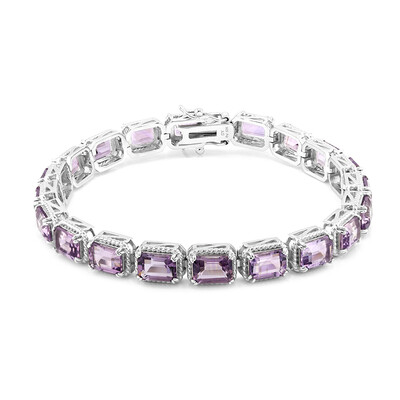 Bracelet en argent et Améthyste