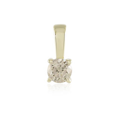 Pendentif en or et Diamant chocolat I2