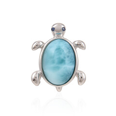 Pendentif en argent et Larimar