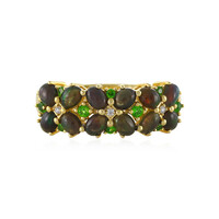 Bague en argent et Opale Mezezo