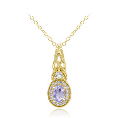 Collier en argent et Tanzanite
