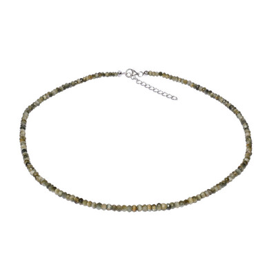 Collier en argent et Chrysobéryl