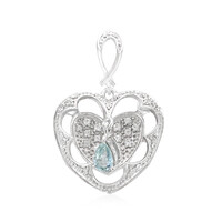 Pendentif en argent et Saphir de Kanchanaburi