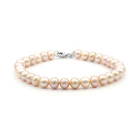 Bracelet en argent et Perle de culture d'eau douce (TPC)