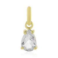 Pendentif en or et Topaze blanche