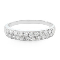 Bague en argent et Zircon