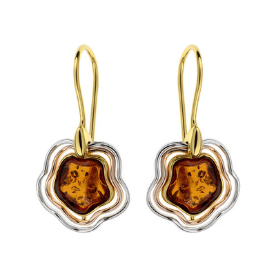 Boucles d'oreilles en argent et Ambre baltique (dagen)