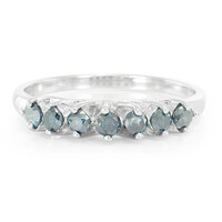 Bague pour homme en argent et Diamant fantaisie
