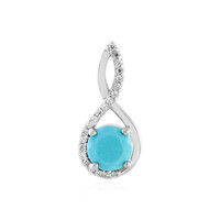 Pendentif en argent et Turquoise