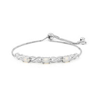 Bracelet en argent et Opale Welo