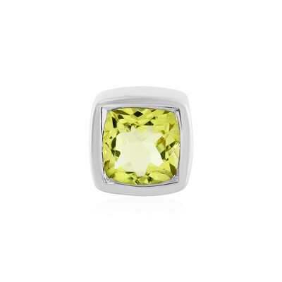 Pendentif en argent et Quartz citron (MONOSONO COLLECTION)