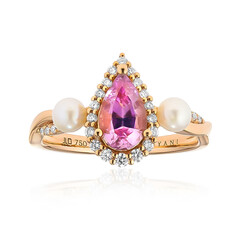 Bague en or et Diaspora rose (AMAYANI)