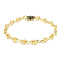 Bracelet en argent et Citrine