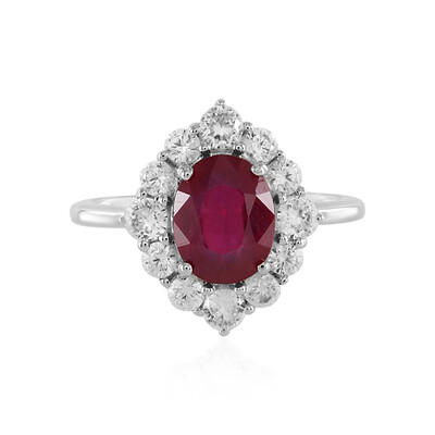 Bague en argent et Rubis de Bemainty