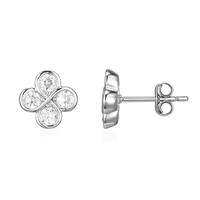 Boucles d'oreilles en argent et Zircon