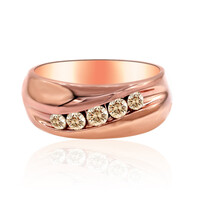 Bague en or et Diamant rose de France SI1 d'Argyle 