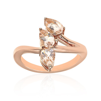 Bague en argent et Morganite
