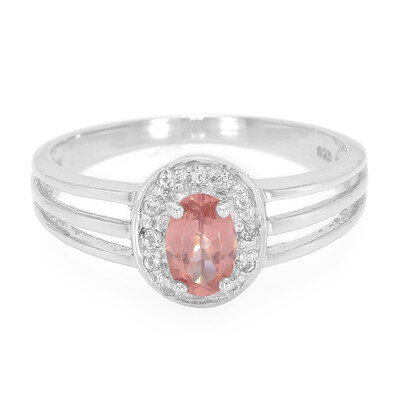 Bague en argent et Grenat de Malaya